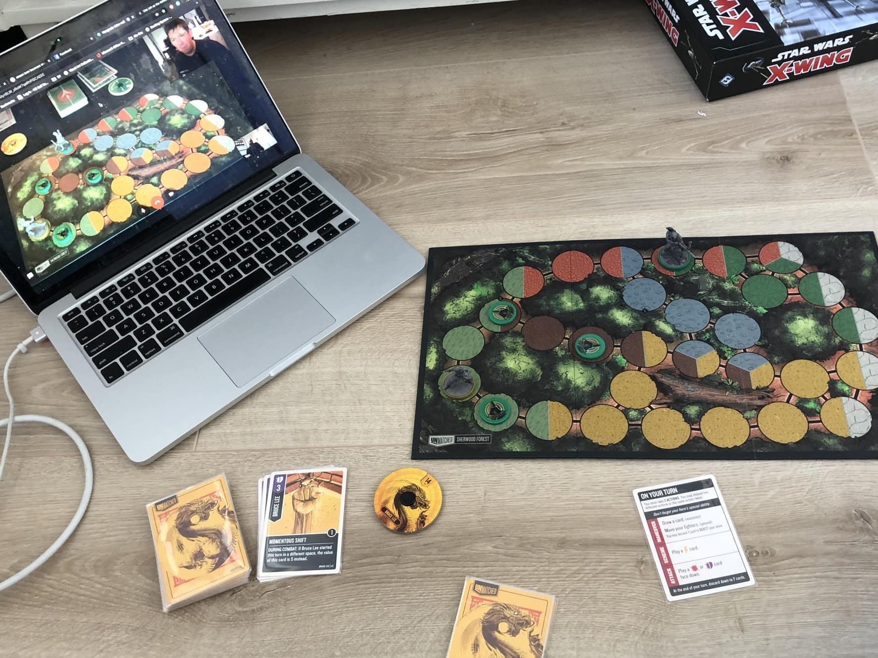 Unmatched: Bruce Lee, Board Game